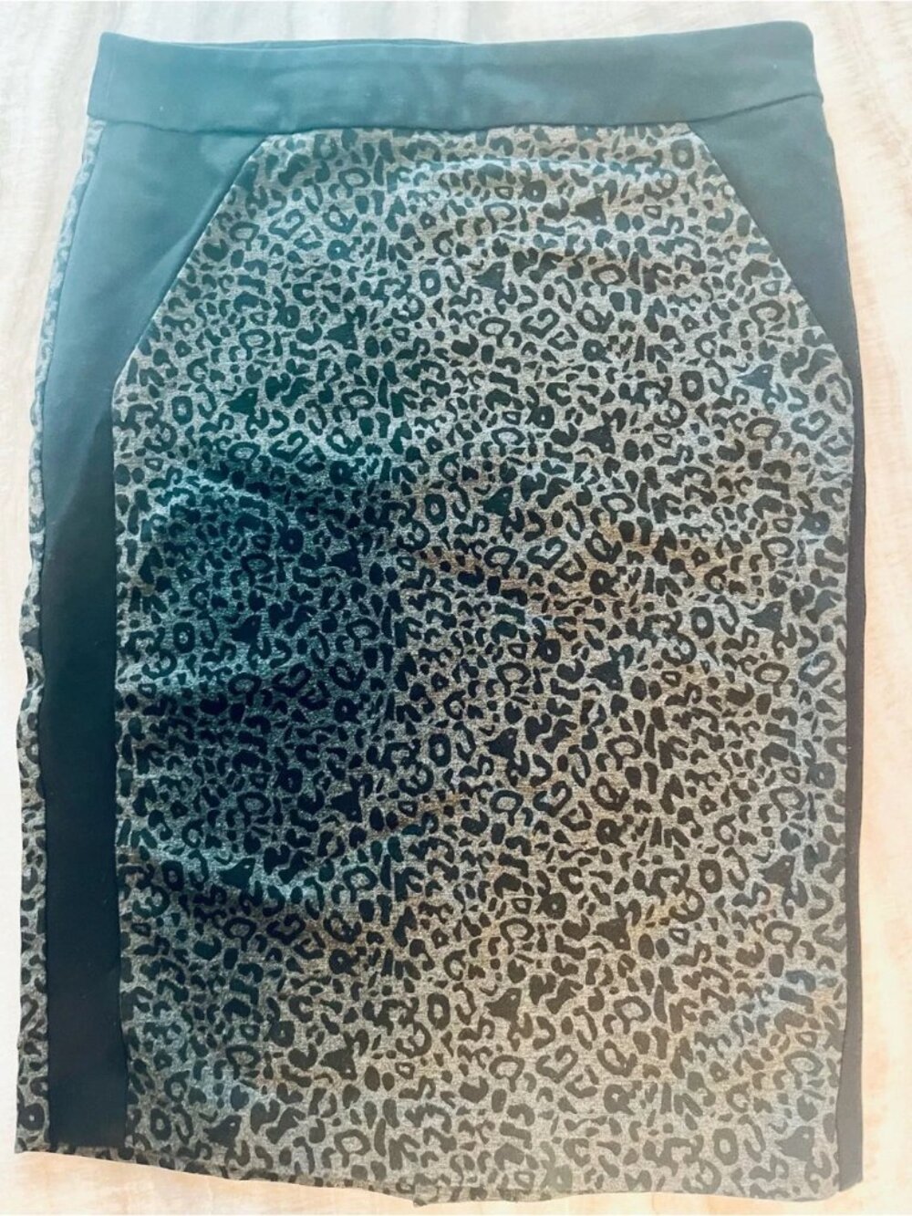 Leopard Print Pencil Skirt